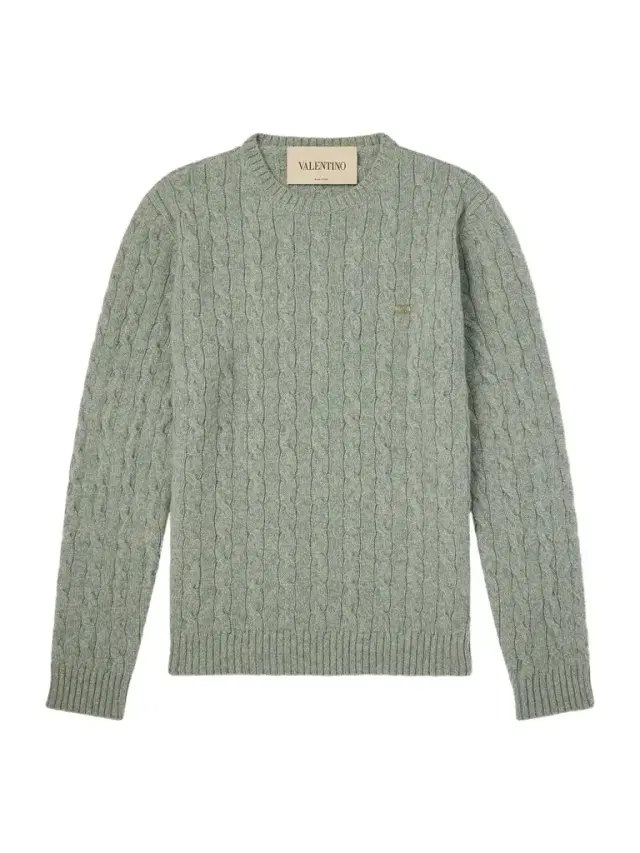 Valentino Garavani VLogo-Embellished Virgin Wool Sweater - Men
