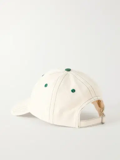 Drake's Embroidered Cotton-Twill Cap - Men | Thumbnail 4