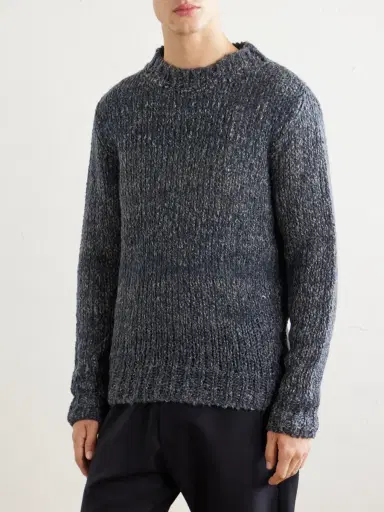 Barena Alpaca, Wool and Linen-Blend Sweater - Men | Thumbnail 3 Barena Alpaca, Wool and Linen-Blend Sweater - Men | Thumbnail 3