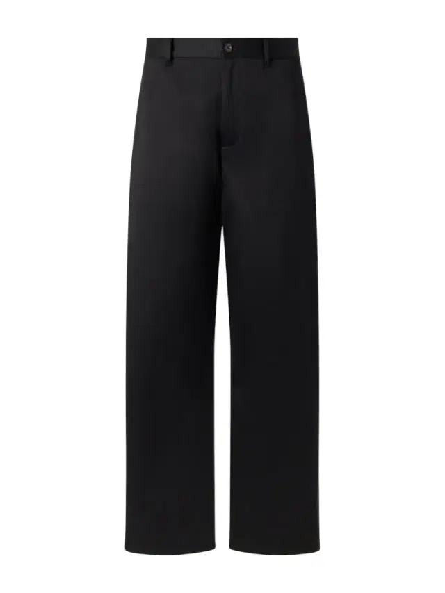 Acne Studios Straight-Leg Pleated Cotton-Satin Trousers - Men