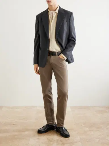 Peter Millar Fairfield Straight-Leg Garment-Dyed Jeans - Men | Thumbnail 2