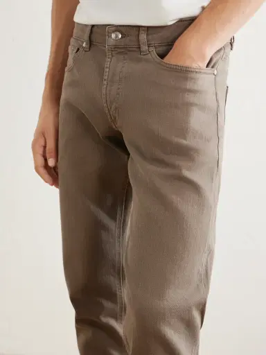 Peter Millar Fairfield Straight-Leg Garment-Dyed Jeans - Men | Thumbnail 5