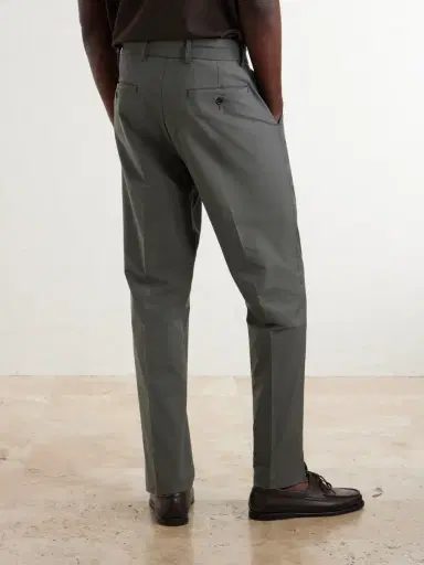 James Perse Slim-Fit Stretch Cotton-Blend Trousers - Men | Thumbnail 4