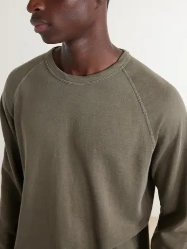 James Perse Cotton-Jersey Sweatshirt - Men | Thumbnail 5