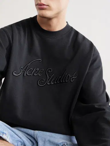 Acne Studios Logo-Print Cotton-Jersey T-Shirt - Men | Thumbnail 5 Acne Studios Logo-Print Cotton-Jersey T-Shirt - Men | Thumbnail 5