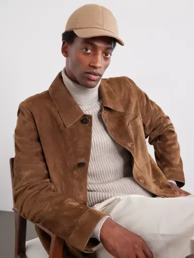 Canali Cotton-Blend Twill Baseball Cap - Men | Thumbnail 3