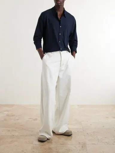 James Perse Clean Finish Slim-Fit Cotton-Jersey Shirt - Men | Thumbnail 2