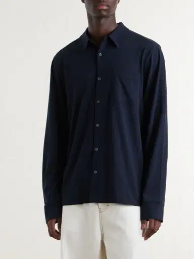 James Perse Clean Finish Slim-Fit Cotton-Jersey Shirt - Men | Thumbnail 3
