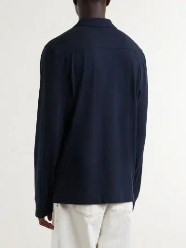 James Perse Clean Finish Slim-Fit Cotton-Jersey Shirt - Men | Thumbnail 4