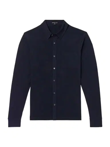 James Perse Clean Finish Slim-Fit Cotton-Jersey Shirt - Men | Thumbnail 1