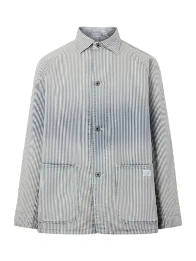 KAPITAL Liberty Striped Denim Overshirt - Men | Thumbnail 1 KAPITAL Liberty Striped Denim Overshirt - Men | Thumbnail 1