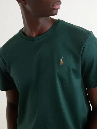 Polo Ralph Lauren Logo-Embroidered Cotton-Jersey T-Shirt - Men | Thumbnail 5 Polo Ralph Lauren Logo-Embroidered Cotton-Jersey T-Shirt - Men | Thumbnail 5