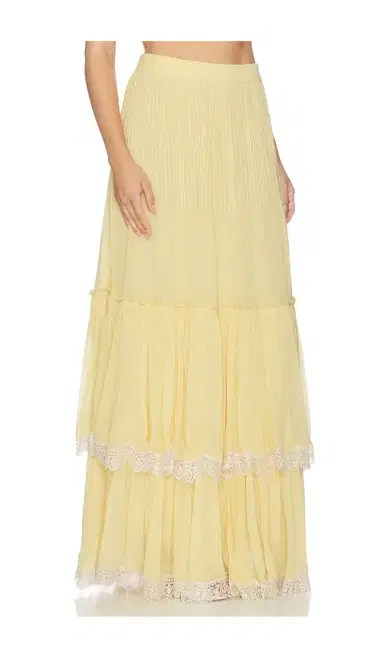 Hemant & Nandita Pintuck Maxi Skirt | Thumbnail 2