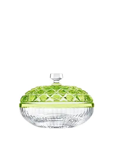 Saint Louis Crystal Royal Small Box, Chartreuse | Thumbnail 1