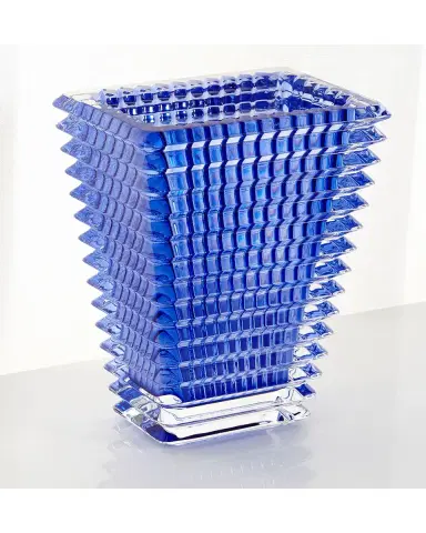 Baccarat Blue Eye Small Rectangular Vase | Thumbnail 3