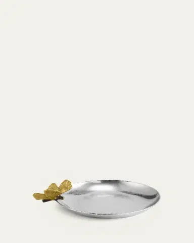 Michael Aram Butterfly Ginkgo Round Trinket Tray | Thumbnail 2