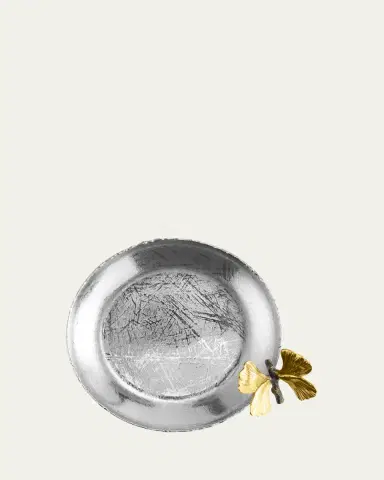 Michael Aram Butterfly Ginkgo Round Trinket Tray | Thumbnail 5