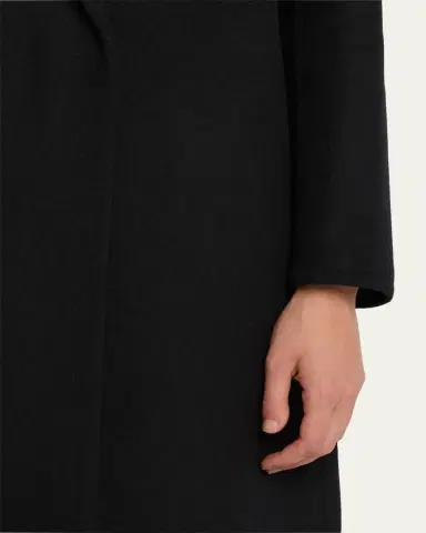 Vince Classic Straight Wool-Blend Coat | Thumbnail 5 Vince Classic Straight Wool-Blend Coat | Thumbnail 5