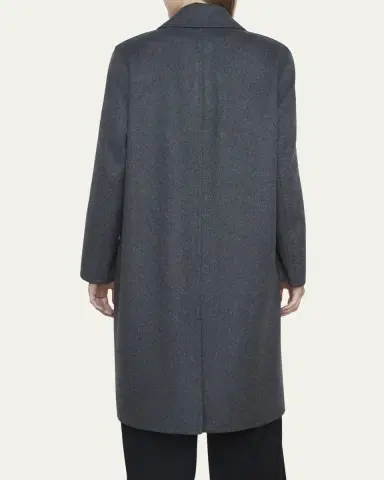 Vince Classic Straight Wool-Blend Coat | Thumbnail 7 Vince Classic Straight Wool-Blend Coat | Thumbnail 7