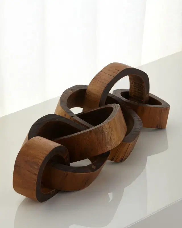 Regina Andrew Wooden Links Centerpiece