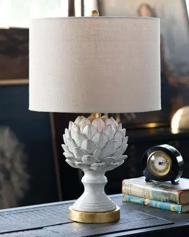 Regina Andrew Leafy Artichoke Ceramic Table Lamp | Thumbnail 4