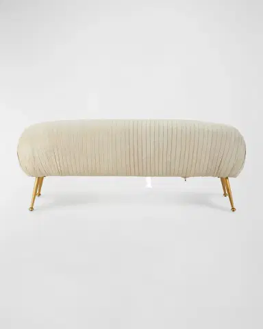 Regina Andrew Beretta Leather Bench | Thumbnail 2 Regina Andrew Beretta Leather Bench | Thumbnail 2