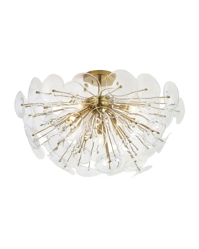Regina Andrew Poppy Glass Semi Flush Mount