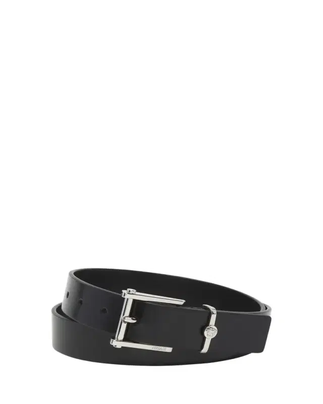 Versace Men's Column Leather Belt