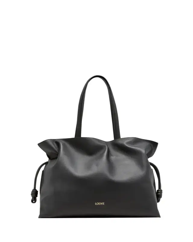 LOEWE Flamenco XL Tote Bag in Napa Leather with Golden Foil Anagram