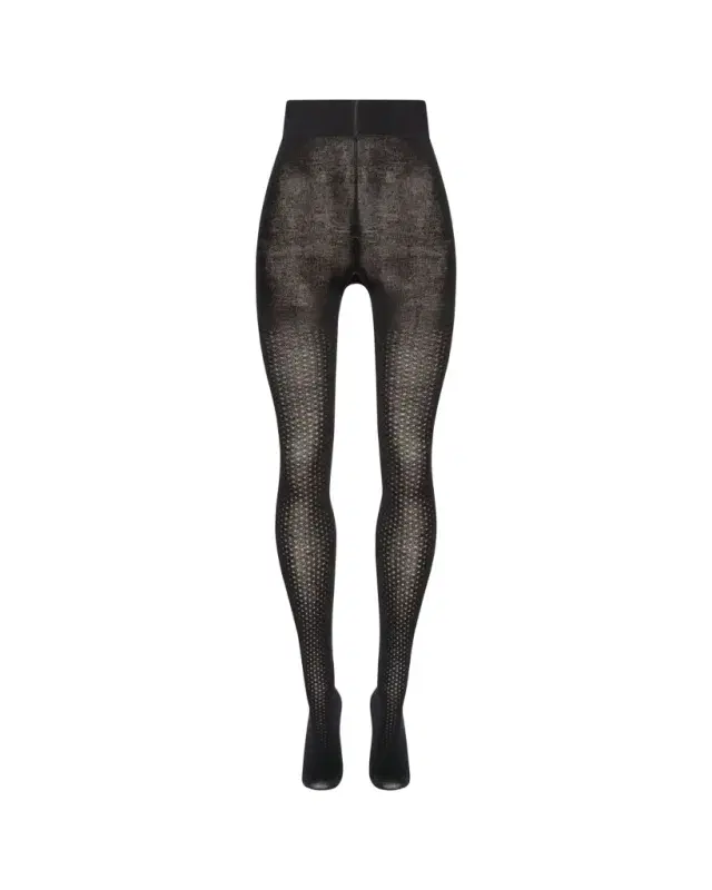 Wolford Dotted Jacquard Tights, 100 Denier