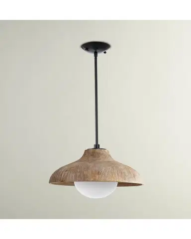 Regina Andrew Surfside Wood Hanging Lighting Pendant | Thumbnail 2