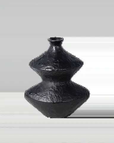 Regina Andrew Poe Metal Vase, Black | Thumbnail 2 Regina Andrew Poe Metal Vase, Black | Thumbnail 2