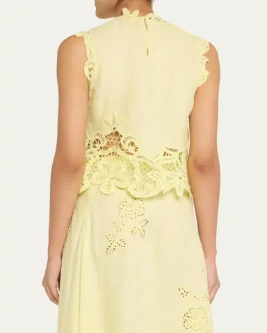 Ulla Johnson Marlis Lace Embroidered Top | Thumbnail 7