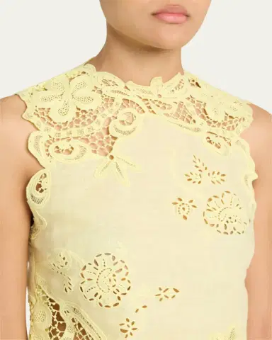 Ulla Johnson Marlis Lace Embroidered Top | Thumbnail 9