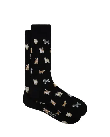 Paul Smith Men's Kyoto Dogs Crew Socks | Thumbnail 1