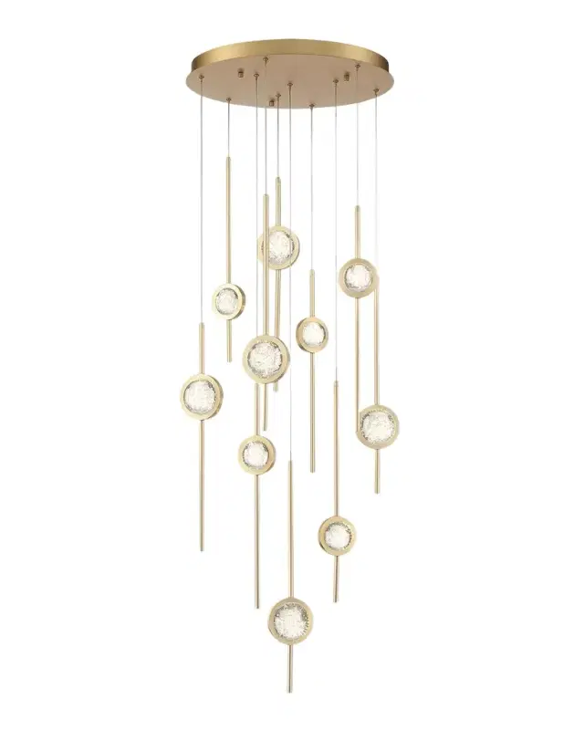 Eurofase Barletta 10-Light Chandelier - 24"