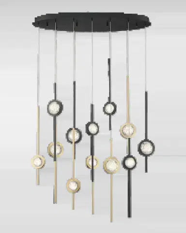 Eurofase Barletta 12-Light Chandelier - 37.5" | Thumbnail 2 Eurofase Barletta 12-Light Chandelier - 37.5" | Thumbnail 2