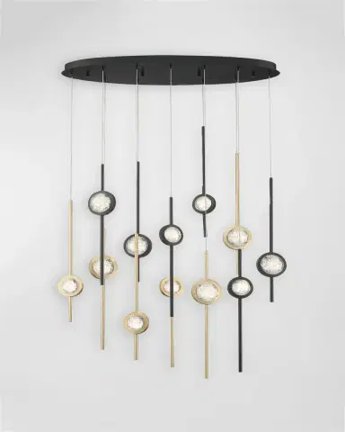 Eurofase Barletta 12-Light Chandelier - 37.5" | Thumbnail 3 Eurofase Barletta 12-Light Chandelier - 37.5" | Thumbnail 3