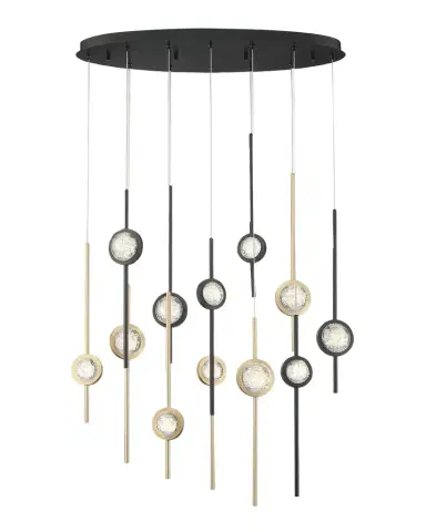 Eurofase Barletta 12-Light Chandelier - 37.5" | Thumbnail 1 Eurofase Barletta 12-Light Chandelier - 37.5" | Thumbnail 1