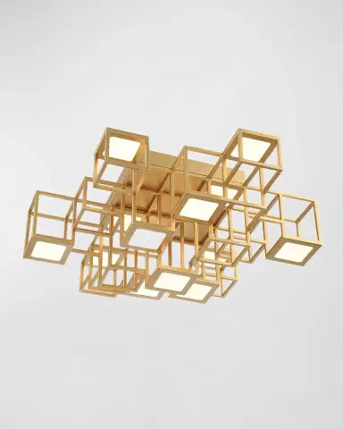 Eurofase Ferro Geometric Cube Flush Mount | Thumbnail 2 Eurofase Ferro Geometric Cube Flush Mount | Thumbnail 2