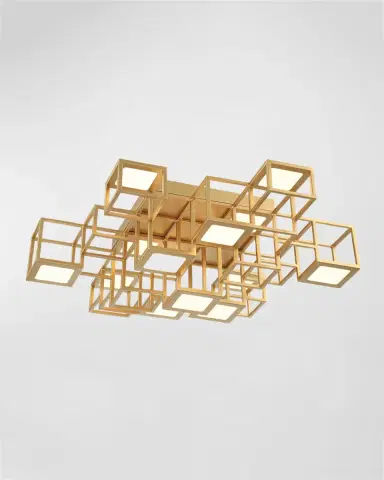 Eurofase Ferro Geometric Cube Flush Mount | Thumbnail 4 Eurofase Ferro Geometric Cube Flush Mount | Thumbnail 4