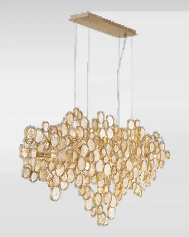 Eurofase Trento 15-Light Chandelier, 56" | Thumbnail 2