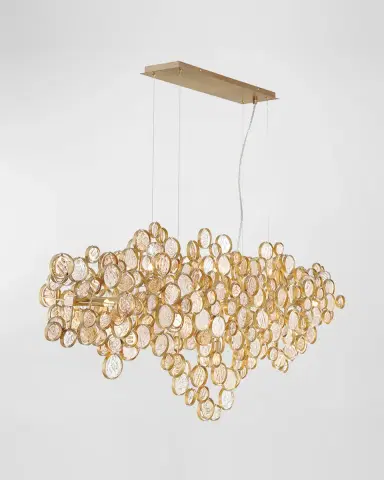 Eurofase Trento 15-Light Chandelier, 56" | Thumbnail 3