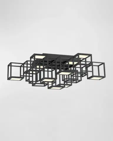 Eurofase Ferro Geometric Cube Flush Mount | Thumbnail 2 Eurofase Ferro Geometric Cube Flush Mount | Thumbnail 2