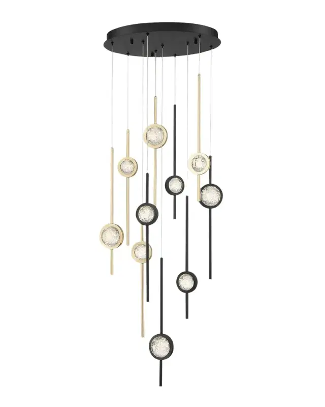 Eurofase Barletta 10-Light Chandelier - 24"