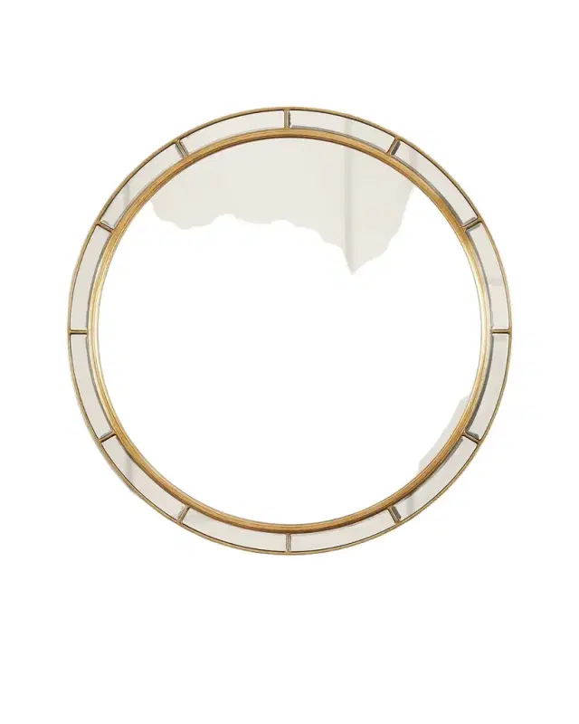Regina Andrew Plaza Round Mirror