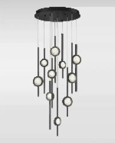 Eurofase Barletta 10-Light Chandelier - 24" | Thumbnail 2