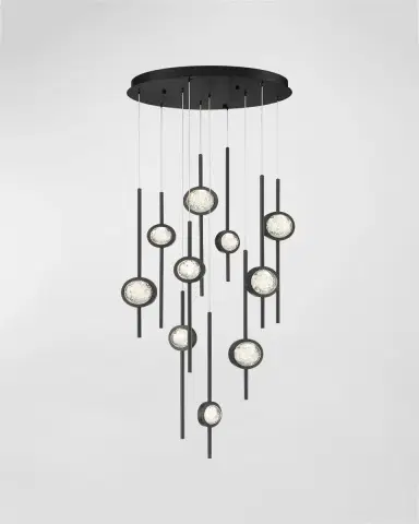Eurofase Barletta 10-Light Chandelier - 24" | Thumbnail 3