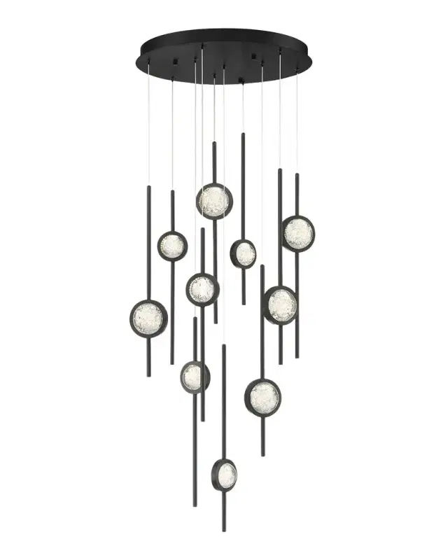 Eurofase Barletta 10-Light Chandelier - 24"