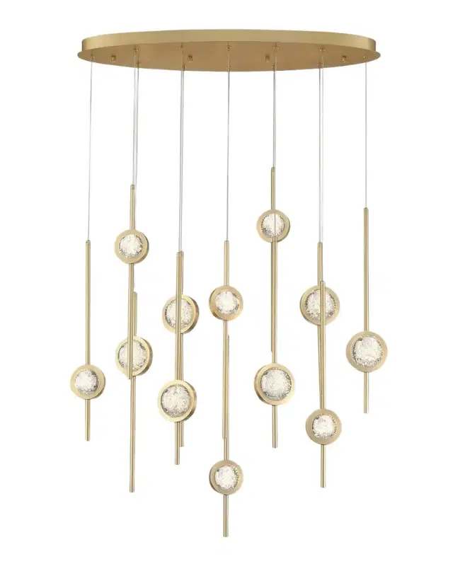 Eurofase Barletta 12-Light Chandelier - 37.5"